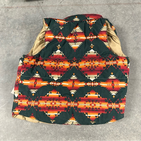 Vintage Ralph Lauren Denim & Supply Aztec Puffer Vest Size Large . Firm on price - Picture 4 of 9